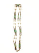 Semi Precious Tube Bead Layering Necklace