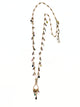 Long layering Necklace with Multi Tourmaline Accents