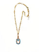 Tear Drop Pendant with Wrapped Detailing