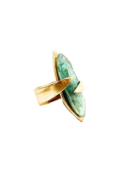 Marquise Rose Cut Gemstone Cocktail Ring